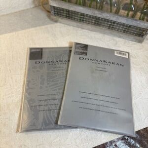 Donna Karan NY 1990’s The Nudes Color Wash Charcoal Nude Pantyhose M. Not a set‎